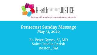 Pentecost Sunday Message